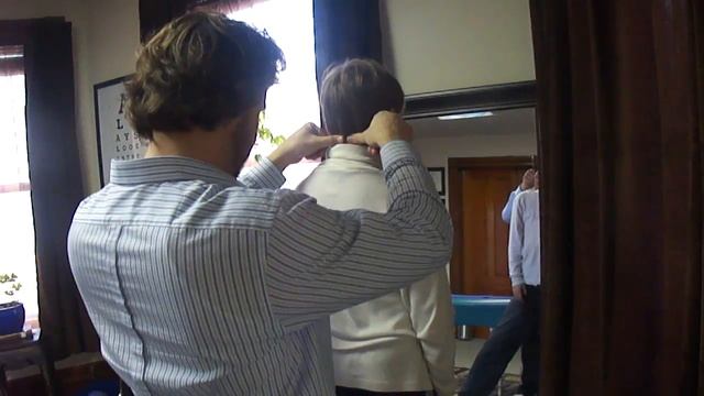 Ithaca New York Chiropractor Demonstrates Adjustment