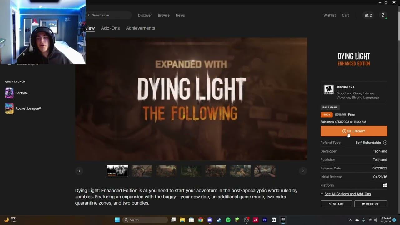 Dying Light For Free! Limited Time! смотреть онлайн