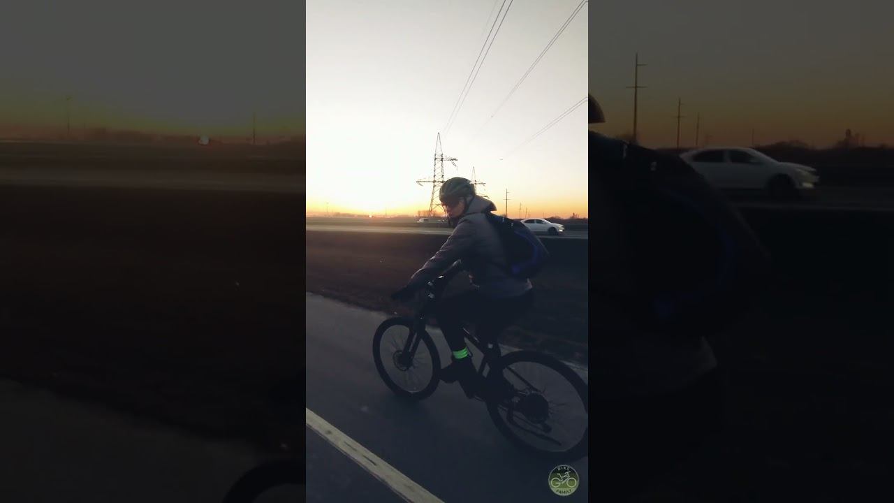 Sunset on a bicycle #Калининград #велосипед #velo #bike #велосипеды #bicycle #закат #sunset смотреть онлайн