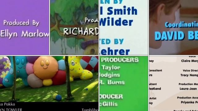 Blue’s Clues, Colourblocks, Dragon Tales, ITNG, Maggie & Beast, PB&J, QL, Teletubbies Credits Remix
