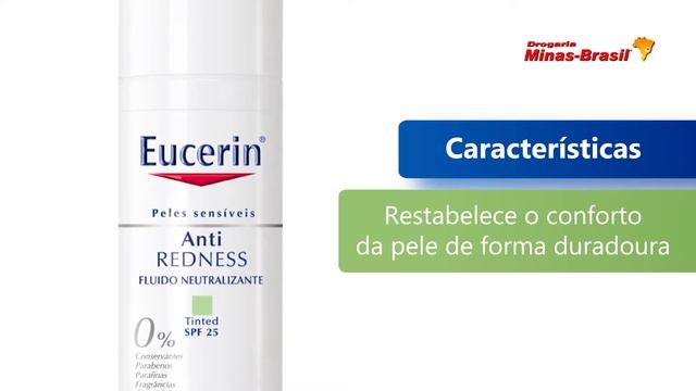 Eucerin Anti-redness Fluido Neutralizante 50ml  Drogaria Minas Brasil