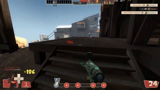 Комментирую свою игру в team fortress 2 :D смотреть онлайн