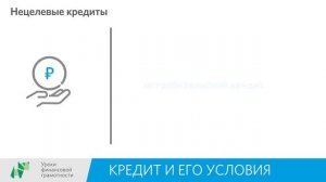 Тема 1. 5 - Кредит и его условия.