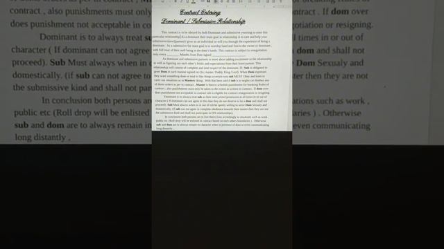 Dom and Sub Contract intro смотреть онлайн