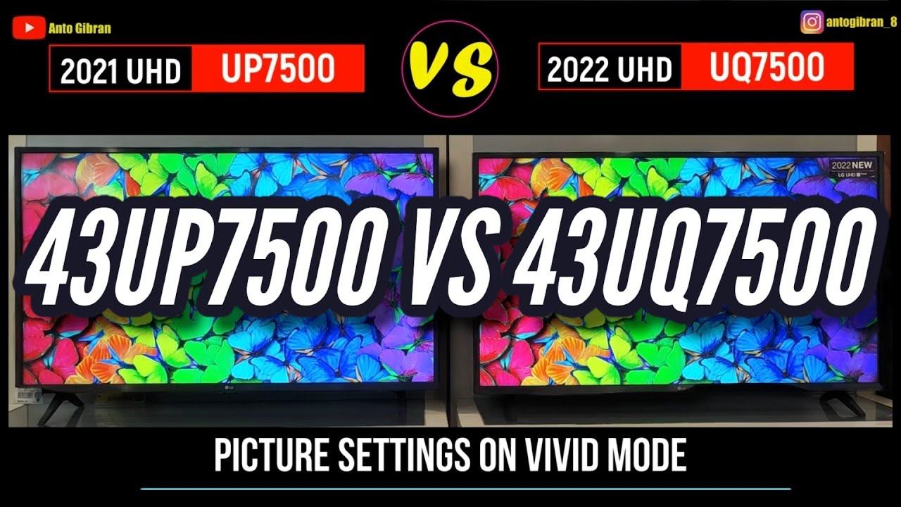 Full Comparison LG UHD TV 43UQ7500 vs 43UP7500 смотреть онлайн