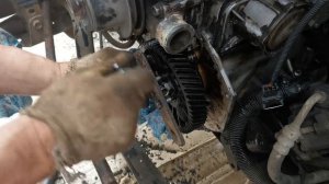 Снятие шестерни грм умз 4216.