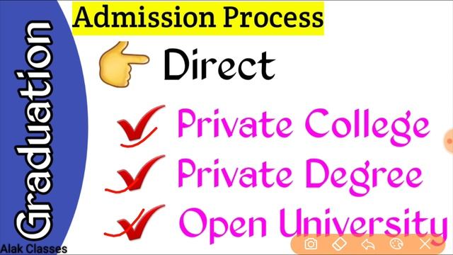 How to Get Admission in Graduation & Post Graduation | UG & PG Graduation me admission kaise le смотреть онлайн
