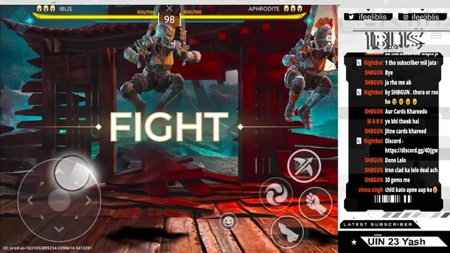 Road To 1K | Shadow Fight Arena | live #3 (हिंदी) | #ifeeliblis смотреть онлайн