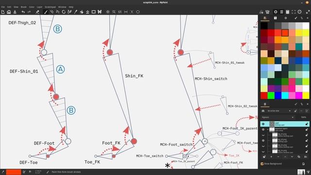 RIG_C03L16_ik-fk-bendy-leg-schematic смотреть онлайн