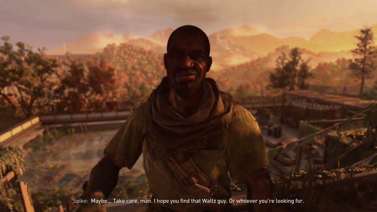 Dying Light 2 - Pilgrim's Path: Join Spike On The Terrace "Wish Crane Could Have Seen This" Cutscen смотреть онлайн