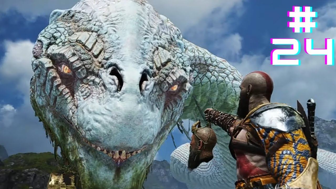God of war pc walkthrough gameplay part 24 inside the world serpent snake. смотреть онлайн
