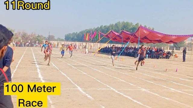 100 Meter Race||11 Round|| Annual Sport Gala 2023||Gov.t Graduate College Bhakkar смотреть онлайн