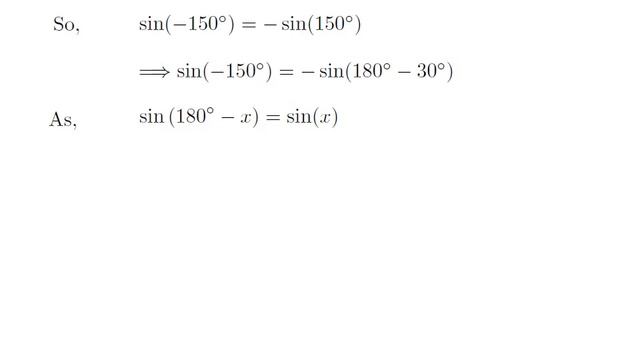 sin(-150) | sin -150 | sin-150 | sine of -150 degree | Second Method смотреть онлайн
