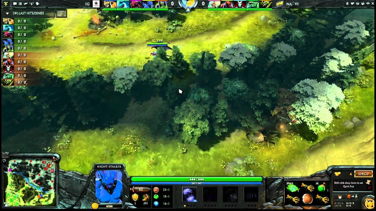 iG vs Na`Vi Game 1, Winner Bracket Semifinals - The International - English Commentary смотреть онлайн