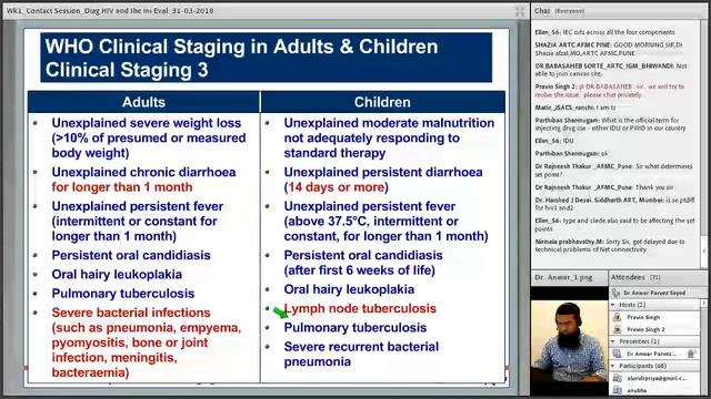 Week 1: Contact Session "Diagnosing HIV and the Initial Evaluation" Dr. Anwar 31 March 2018 смотреть онлайн