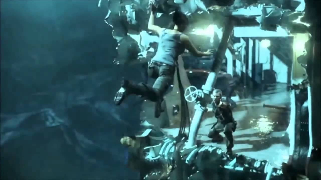 Lara Croft slo mo Jump Epic Fail by ИгроОргии Гравитация победила смотреть онлайн