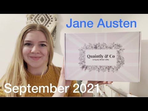 Quaintly & Co Jane Austen September 2021 Quintessential PR Unboxing and Review #BritishLifestyle смотреть онлайн