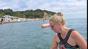 19 ⛱️ ПЛЯЖ В КРИНИЦЕ ♥️ ОТДЫХ НА МОРЕ ЧЕРНОГО МОРЯ ️ #криница #бетта