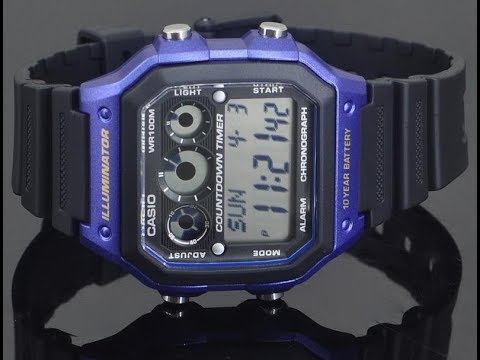 Casio AE-1300WH-2A обзор video нистройка смотреть онлайн