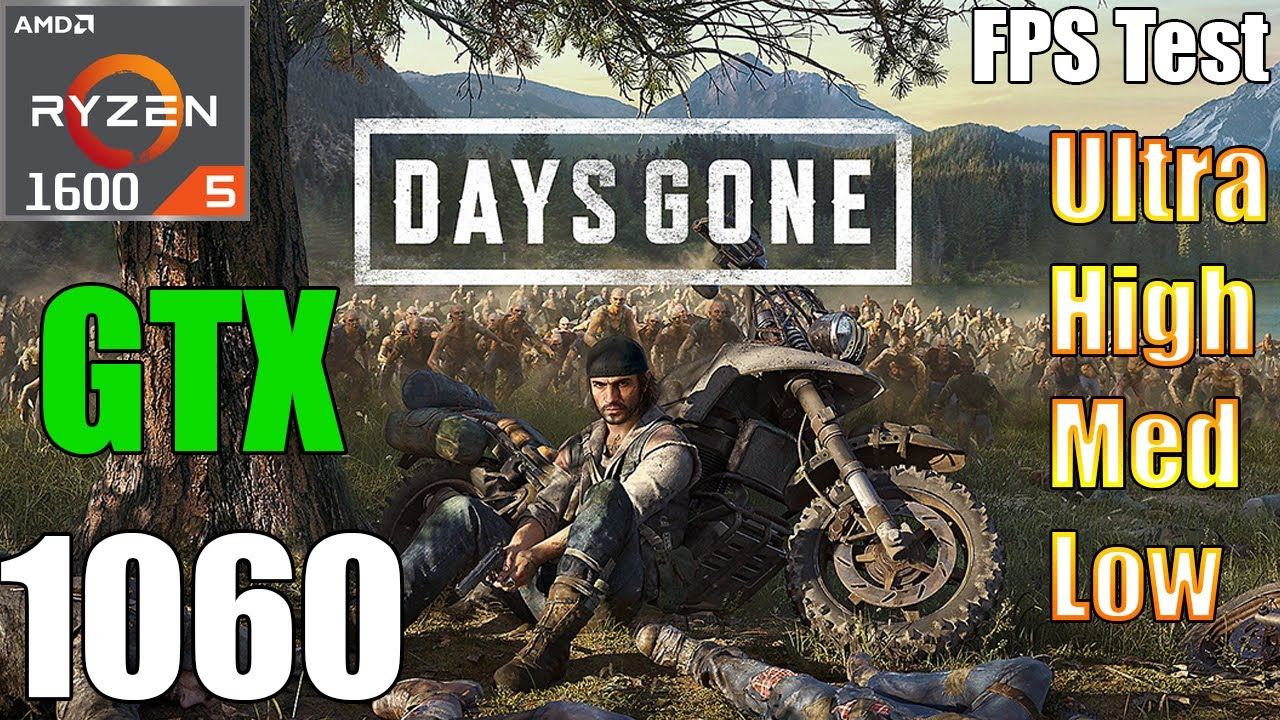 Days Gone GTX 1060 3gb Ryzen 5 1600 FRAME RATE TEST - Low To Ultra All Settings смотреть онлайн