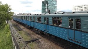 Метропоезда серии 81-710 "Еж3" на ТКЛ. 2017-2020 г.