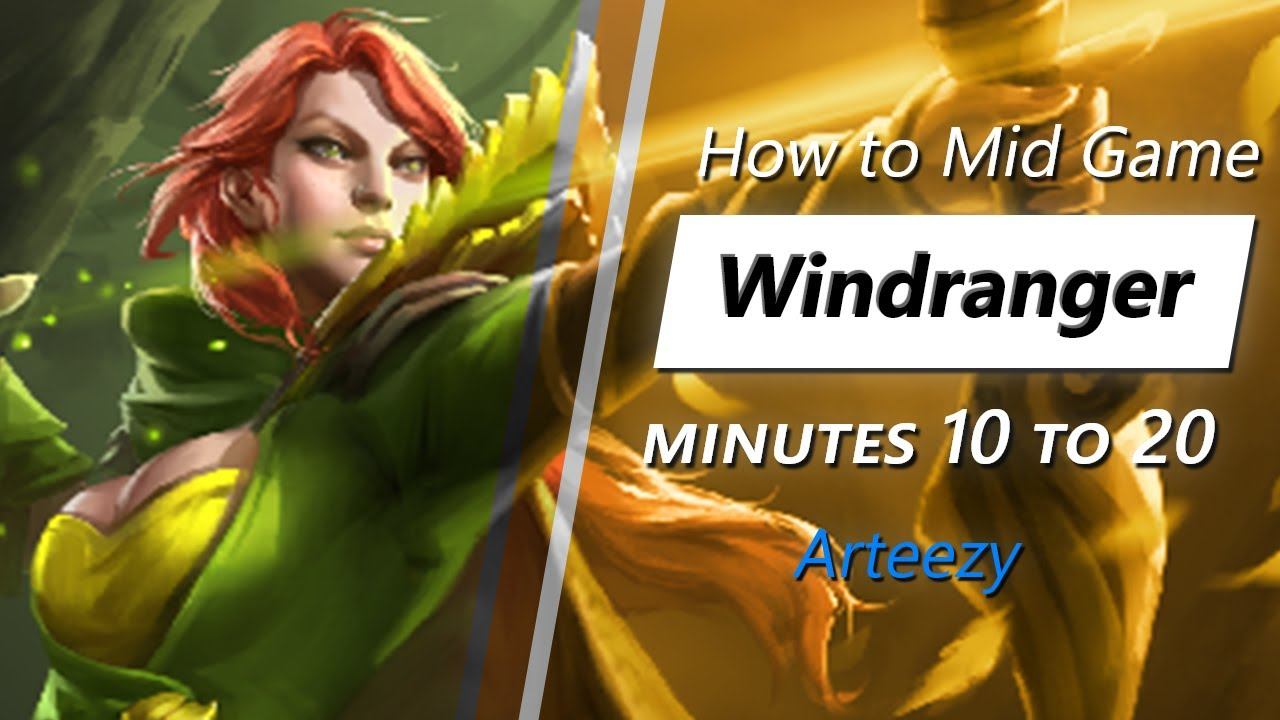 Arteezy mid game Windranger | Minute 10 to 20 смотреть онлайн