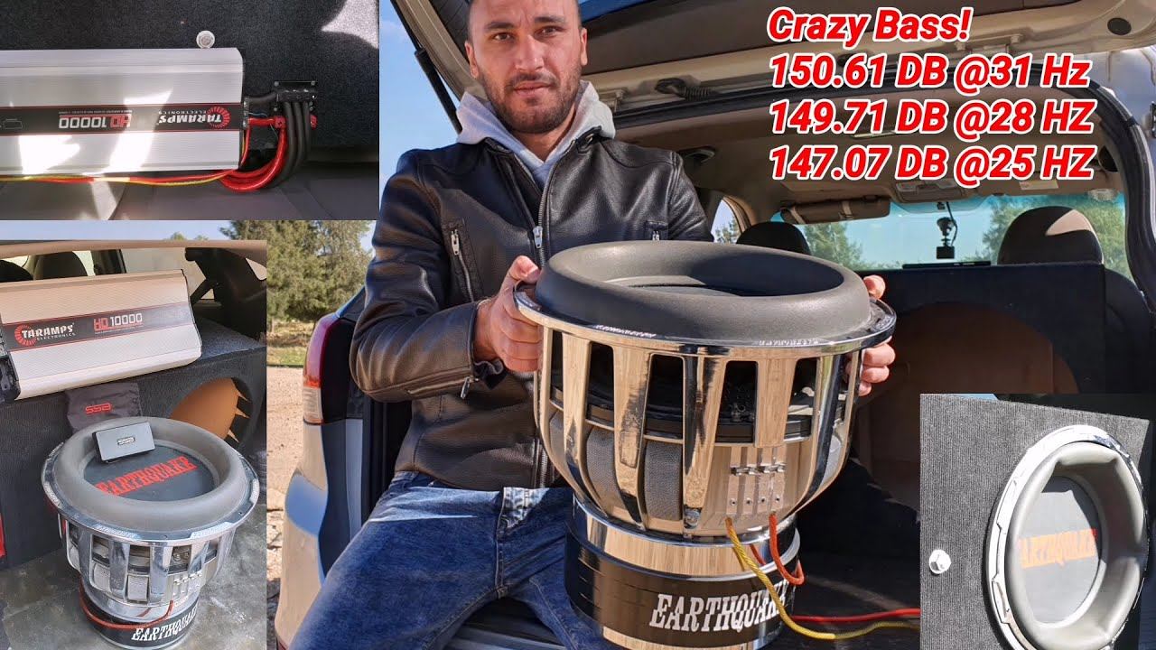 10,000 Watts RMS With 1 15" Earthquake HoleeS 150.61 DB @31 HZ/ Crazy Subwoofer Extream Bass! смотреть онлайн