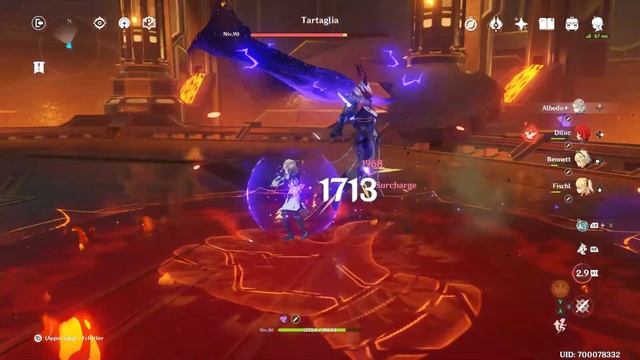 SHOWCASE ALBEDO DPS GEO VS TARTAGLIA [Genshin Impact] смотреть онлайн