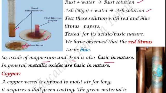 CBSE Class 8 Science inTamil Chapter - 4 Part - 2 Chemical properties of Metals & Non-metals смотреть онлайн
