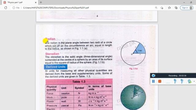 International system of units|Base Units|Derived Units|supplementary units| Radian & Steradian|Ch# смотреть онлайн
