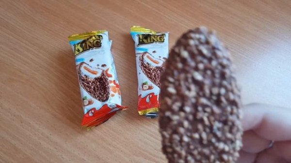 חטיף קינדר מקסי קינג שוקולד אגוזי לוז קרם חלב וקרמל 🥰 MAXI KING KINDER