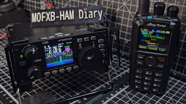 XIEGU G90 & ANYTONE 878 - SHACK IN THE BOX смотреть онлайн