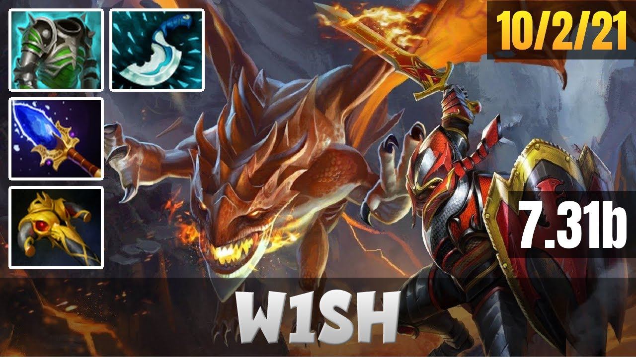 [DOTA] W1sh play [Dragon Knight] PRO | 7.31b | Dota 2 Pro Gameplay смотреть онлайн