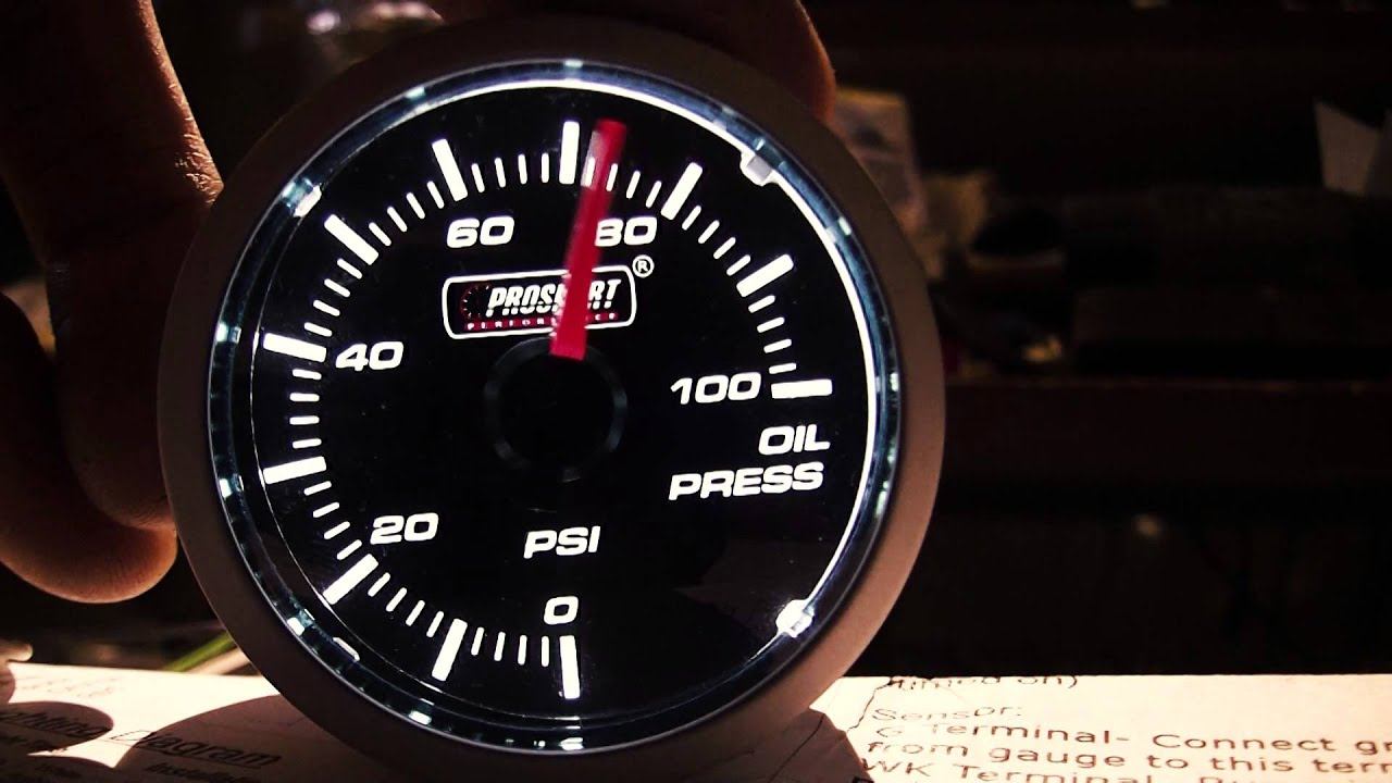 Prosport Oil Pressure Gauge