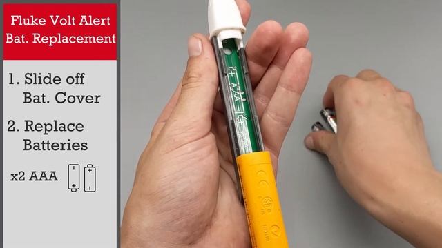 Fluke Volt Alert (1AC-A1-II) Battery Replacement - 60 Seconds or Less - Simple, Easy, Fast смотреть онлайн