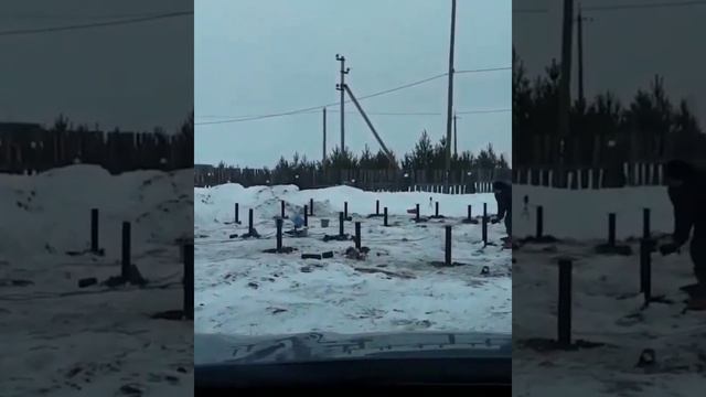 Почему выгодно строиться зимой? Винтовые сваи Челябинск смотреть онлайн