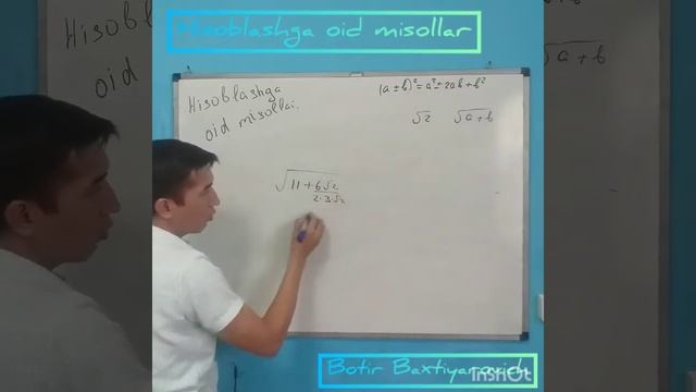 Matematika 1.1.16 Ildiz. Hisoblashlarga Oid Misollar