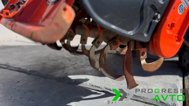 Kubota KT22 Мини трактор японский с ПСМ Почвенная фреза RL-4T (рабочая ширина 140 см.) смотреть онлайн