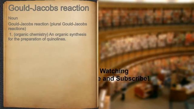 What does Gould-Jacobs reaction mean? смотреть онлайн