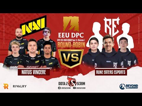 Natus Vincere vs Rune Eaters Esports - DPC EEU 2021/22 Tour 3: Division I - Round-Robin - BO3 смотреть онлайн