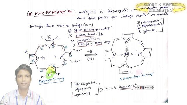 (HINDI) LECTURE-1 BIOINORGANIC CHEMISTRY || METALLOPORPHYRINS RING|| CSIR JRF-NET & GATE смотреть онлайн