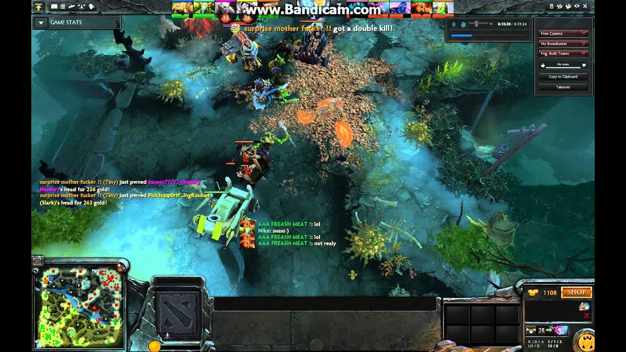 Tiny & Earth shaker combo - Dota 2 смотреть онлайн