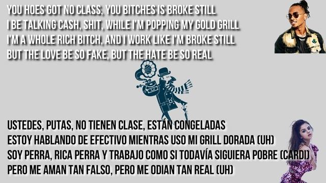 DJ Snake - Taki Taki ft. Selena Gomez, Ozuna, Cardi B ( Letra / Lyrics / En+spa Translation) смотреть онлайн