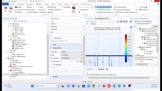 Permanent Magnet Simulation Comsol смотреть онлайн