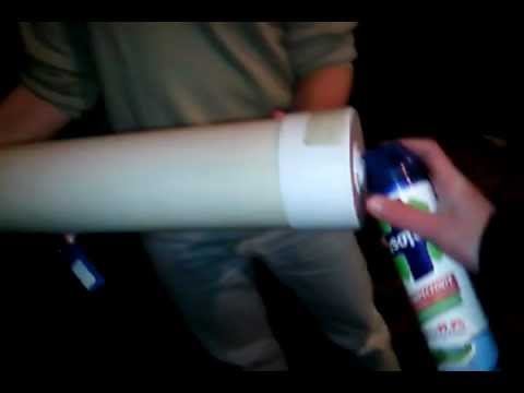 Cañón de papas - Spud Gun - Potato Cannon - 63 mm - Testing смотреть онлайн