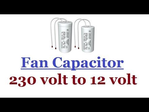 230 v to 12 v using fan capacitor Only Experiment смотреть онлайн