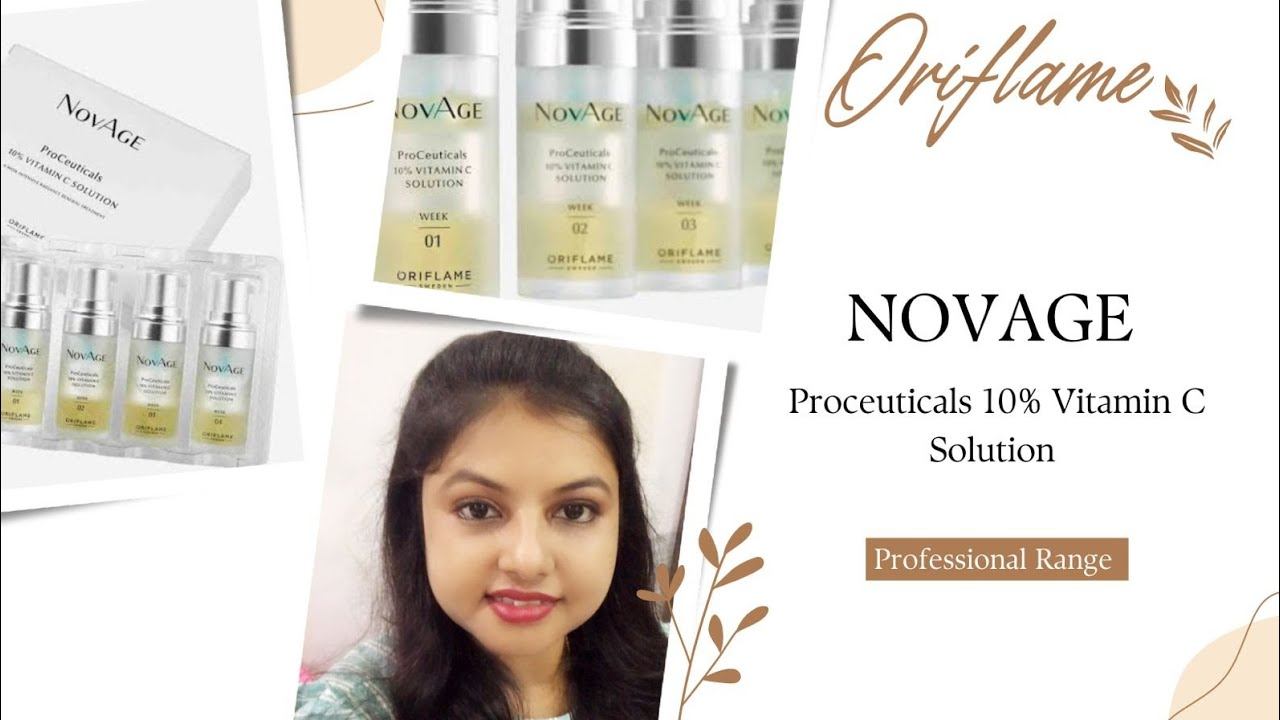 ORIFLAME NOVAGE PROCEUTICAlS 10% VITAMIN C SOLUTION -REVIEW|#oriflame #oriflamenovage смотреть онлайн