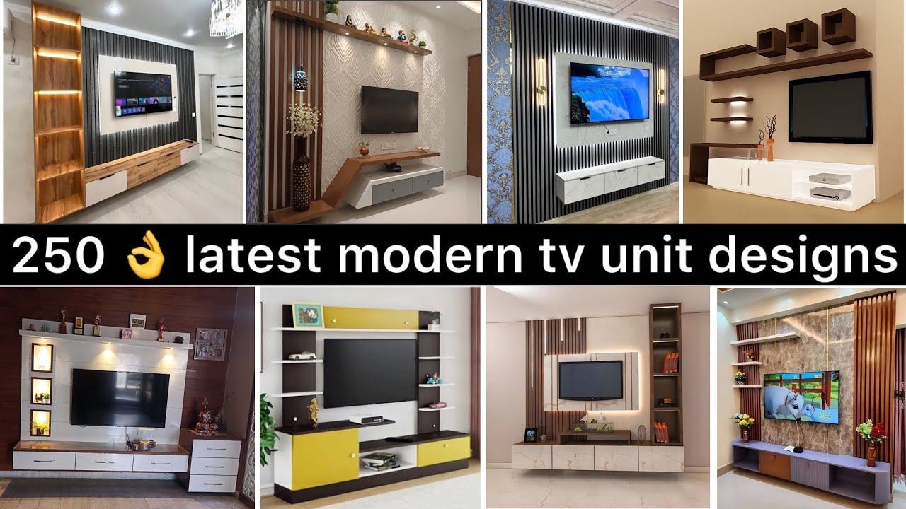 250 Modren Tv Unit Design 2023 | Tv Unit | Tv Showcase | Tv Panel Design смотреть онлайн