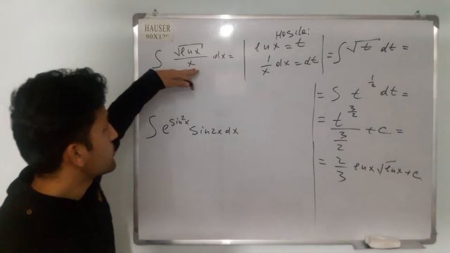 O'rniga qo'yish orqali integrallash, belgilash orqali, /How to integrate using U-Substitution смотреть онлайн