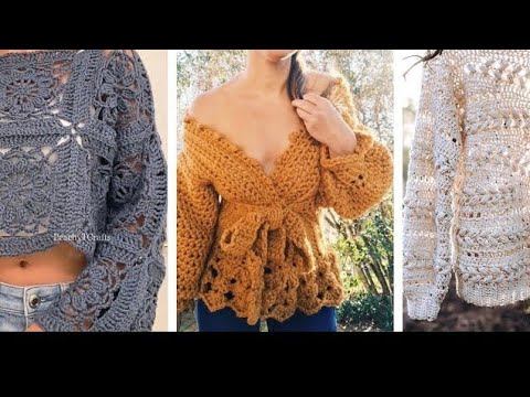 Gorgeous Crochet Sweater Ideas & Inspiration смотреть онлайн